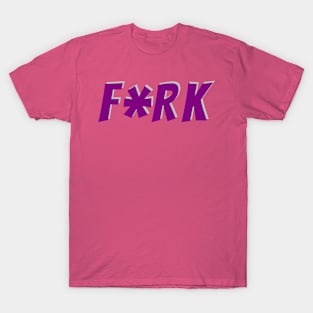 F*RK - Playful Censored Fork Design T-Shirt